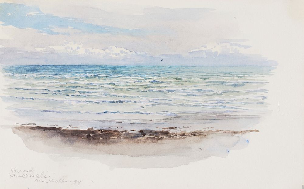 Shore at Pwllheli, N. Wales, George Elbert Burr