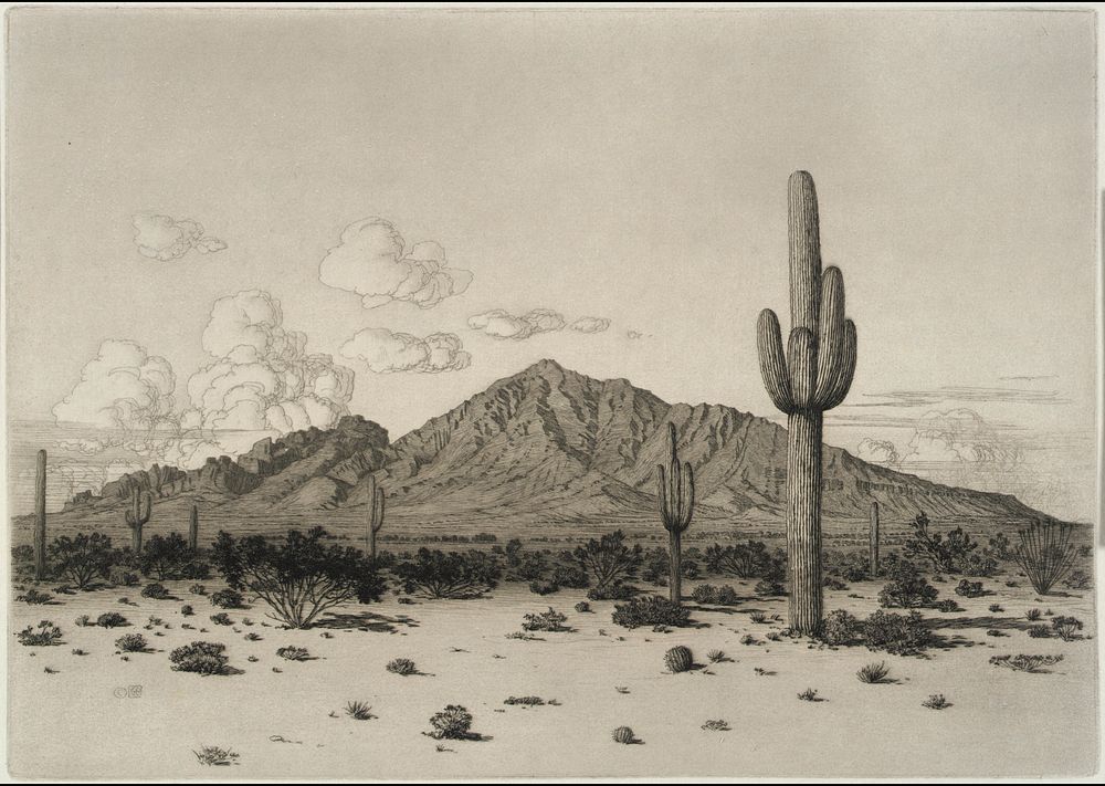 Camelback Mountain, Phoenix, George Elbert Burr