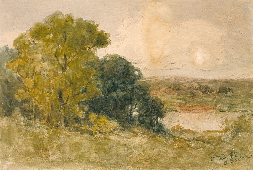 On the Seekonk, Edward Mitchell Bannister