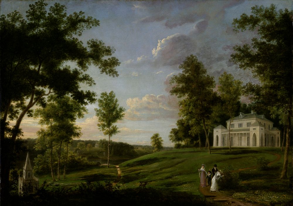 Southeast View of "Sedgeley Park," the Country Seat of James Cowles Fisher, Esq., Thomas Birch