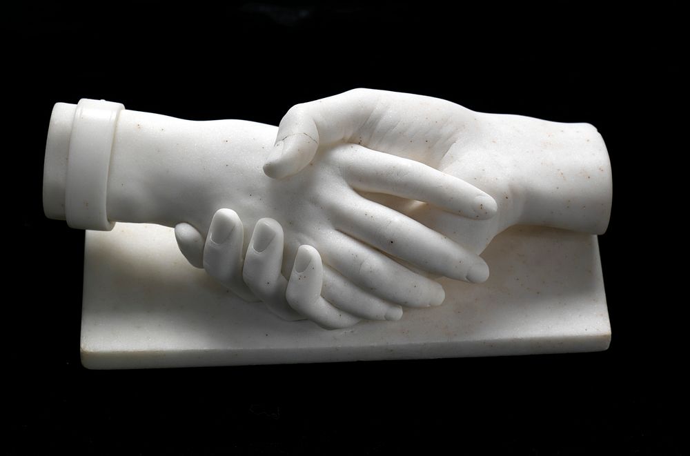 Clasped Hands of Dr. and Mrs. Allen M. Sumner