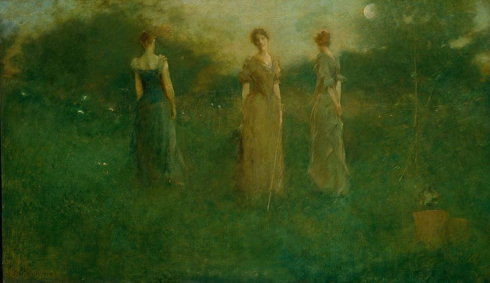In the Garden, Thomas Wilmer Dewing