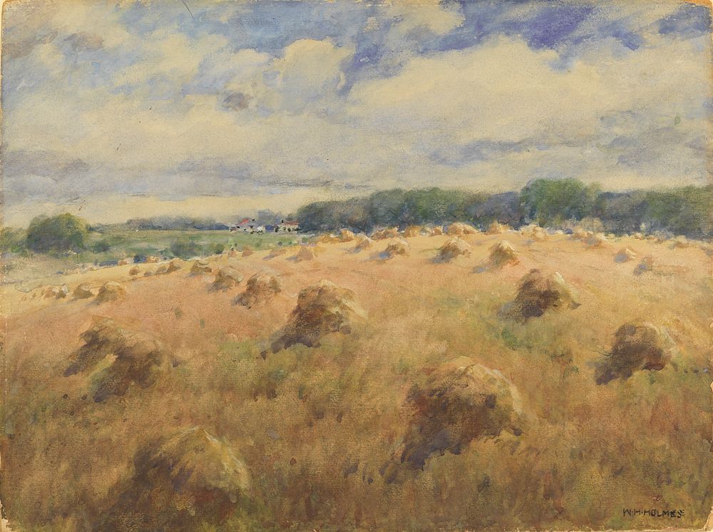 Maryland Wheat Fields, William Henry Holmes
