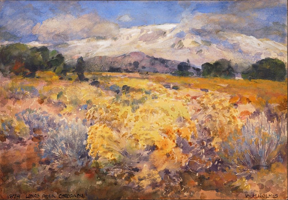 Long's Peak, Colorado, 1874, William Henry Holmes