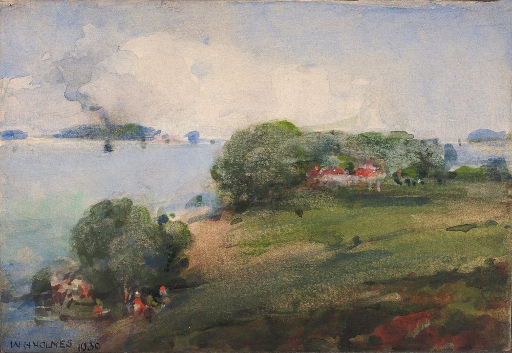 View on the Potomac, William Henry Holmes