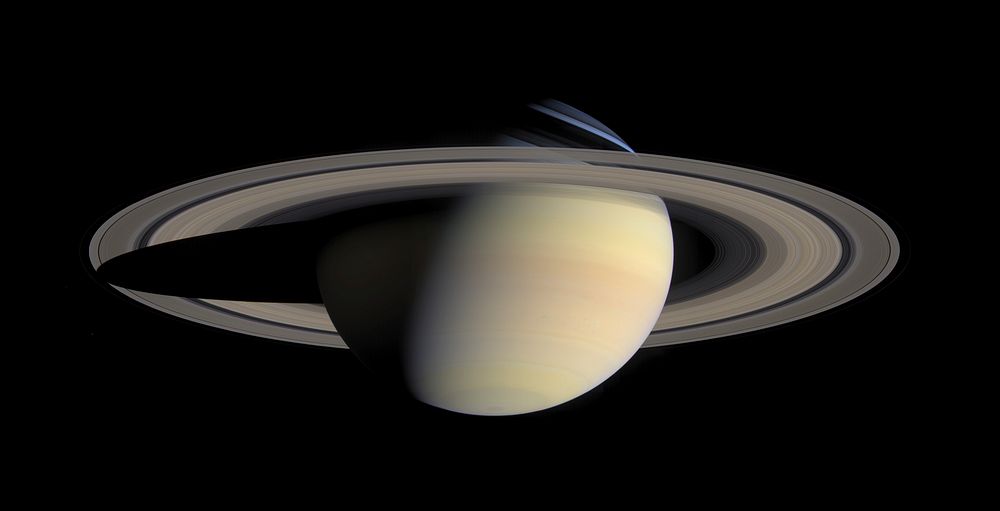 While cruising around Saturn in early October 2004, Cassini captured a series of images that have been composed into the…