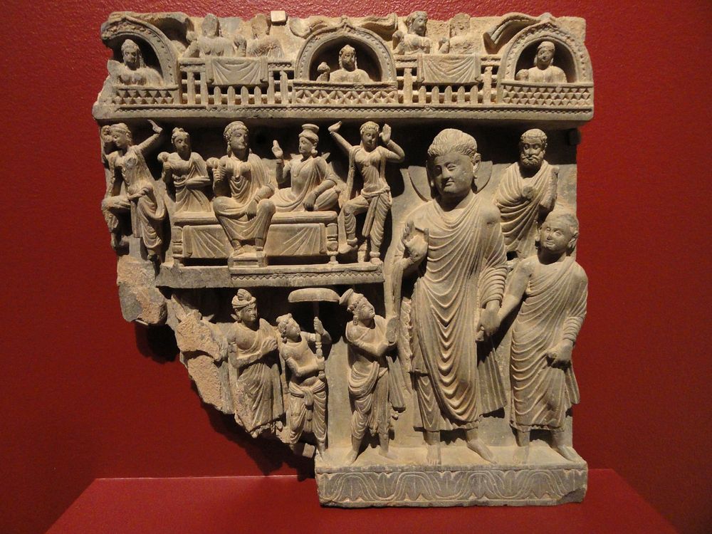 Art of Gandhara in the San Diego Museum of Art, San Diego, California, USA. This artwork is old enough so that it is in the…