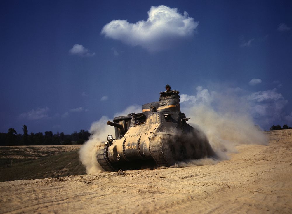 AlfredPalmerM3tank1942b