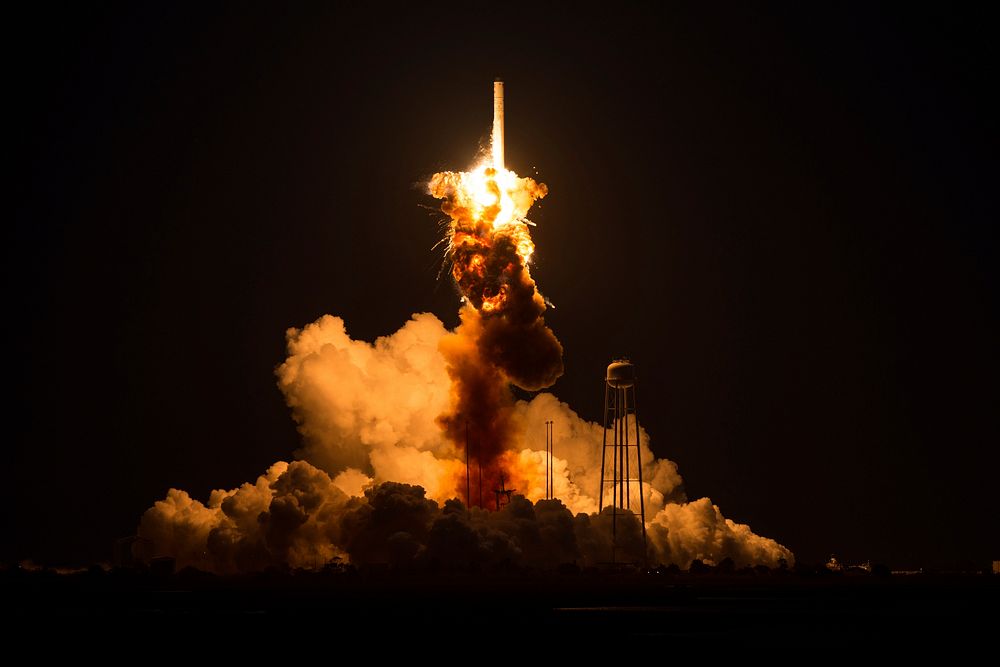 The Orbital Sciences Corporation Antares rocket, with the Cygnus spacecraft onboard suffers a catastrophic anomaly moments…
