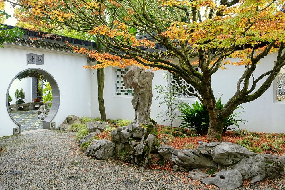 Lan Su Chinese Garden - Portland, Oregon, USA.