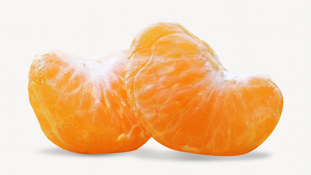 Mandarin fruit isolated design