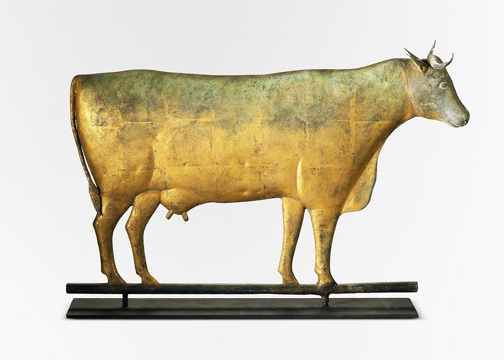 Cow weathervane (1870). Original public domain image from The Minneapolis Institute of Art. Digitally enhanced by rawpixel.