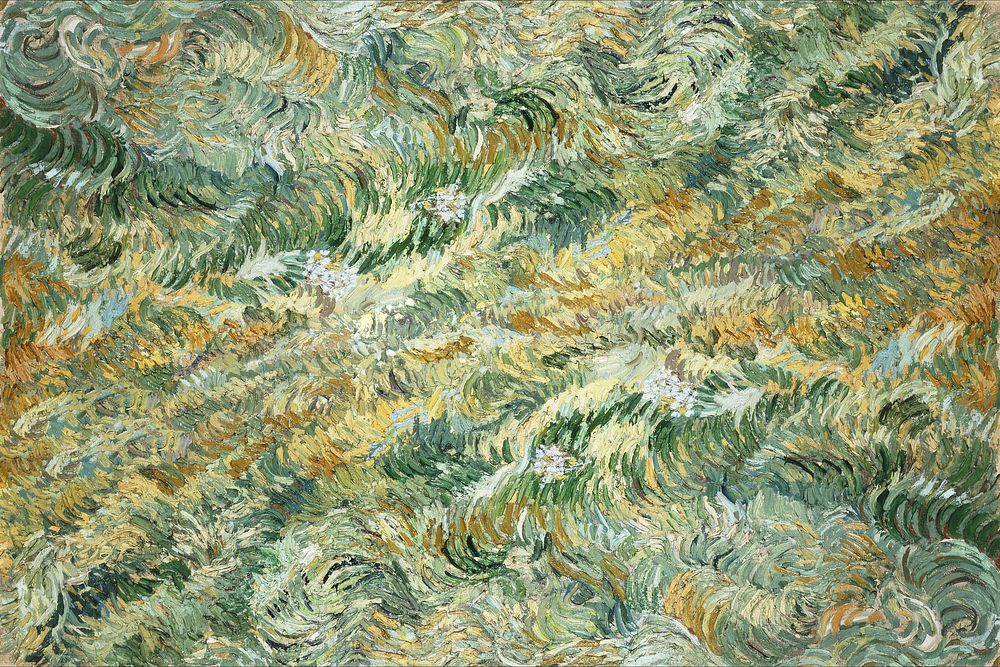 Vincent van Gogh's landscape background. Remixed by rawpixel.