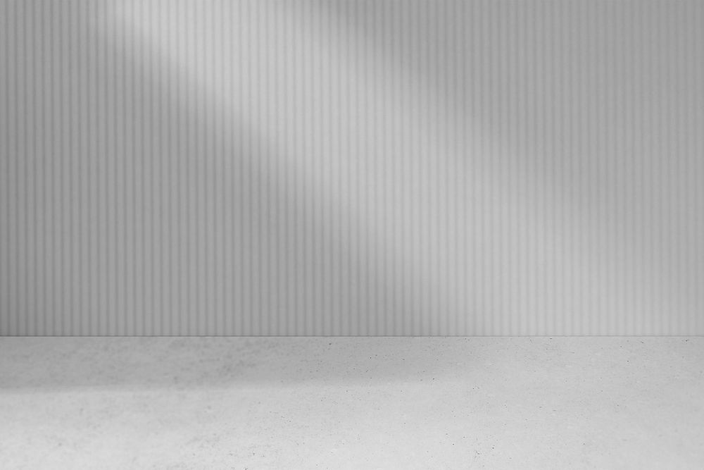 Gray wall mockup, product backdrop, natural light design psd