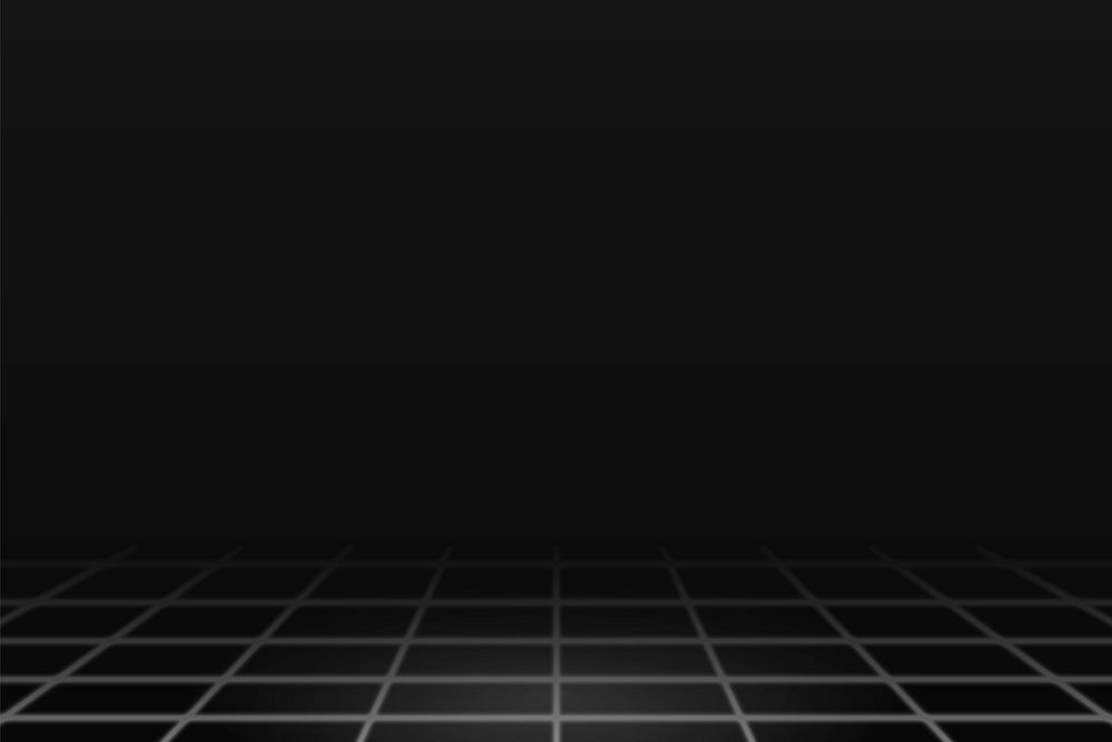 Black retro background, grid pattern border 