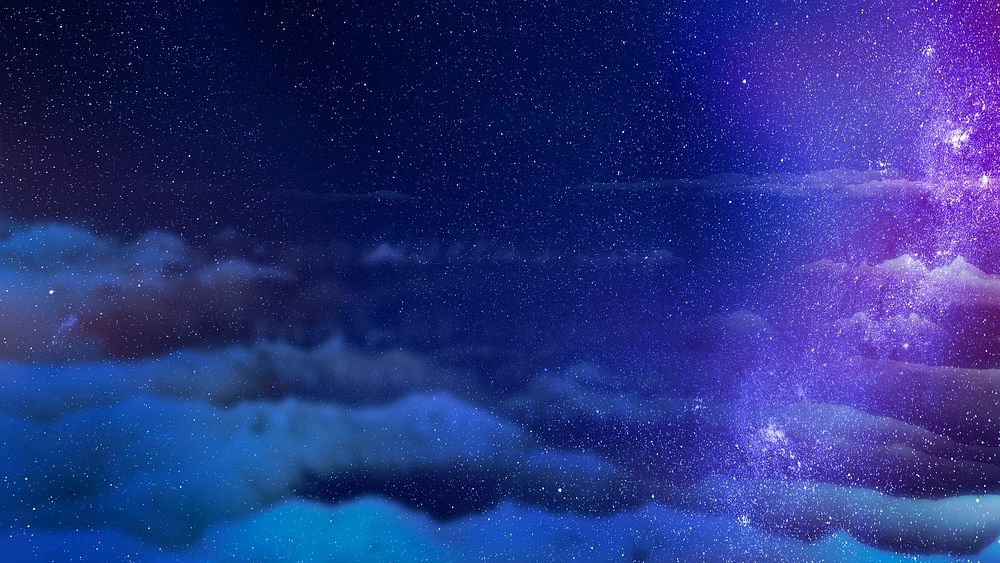 Aesthetic galaxy computer wallpaper, milky way, space background