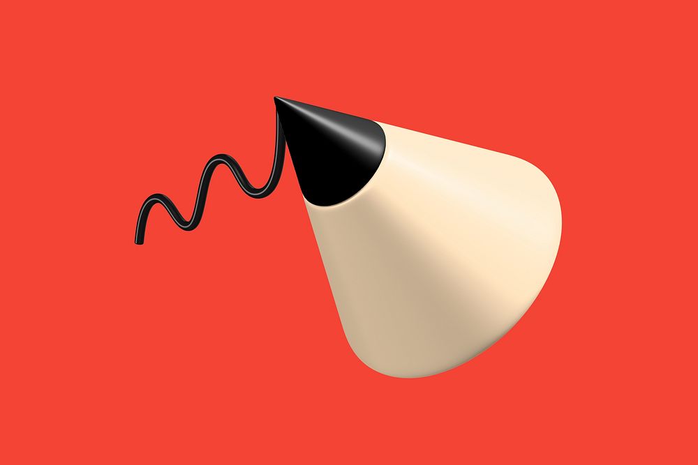 Pencil 3D icon, business illustration remix design