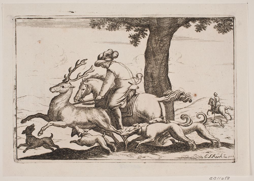 Parforce hunt by Antonio Tempesta