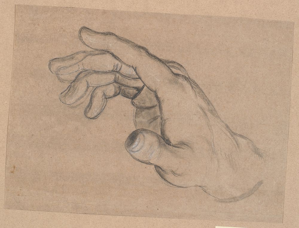 Study of a hand by Nicolai Abildgaard