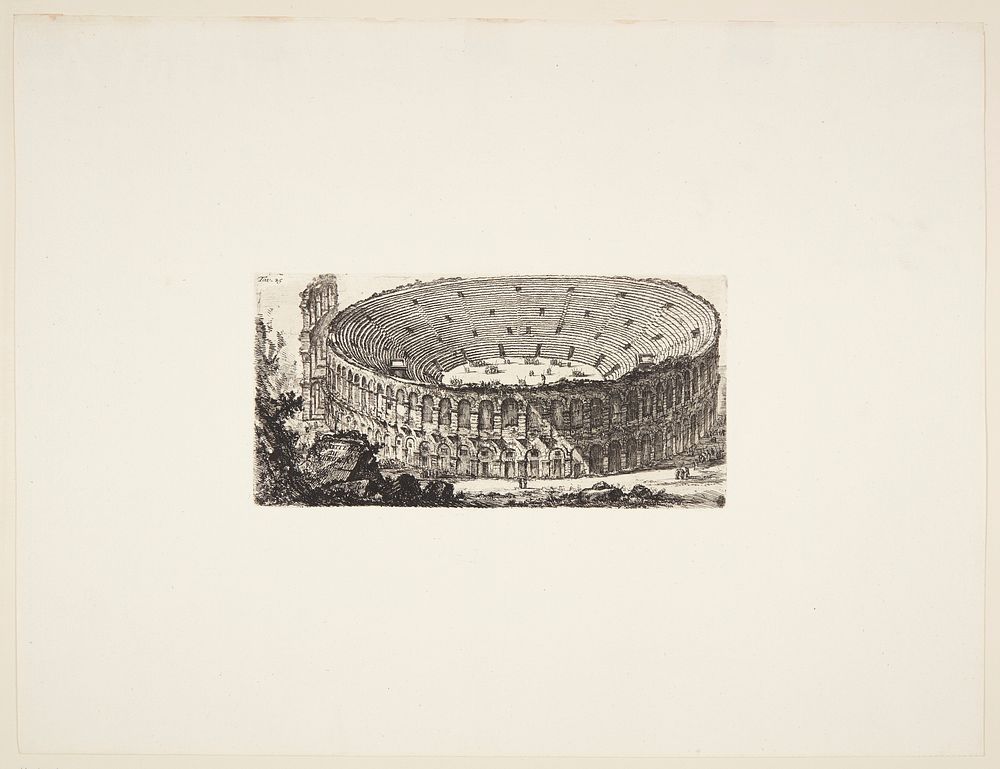 Verona Amphitheater by Giovanni Battista Piranesi