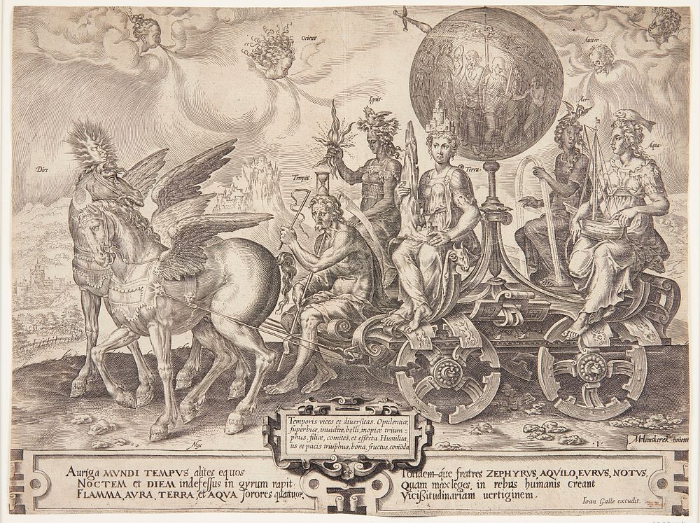 The triumph of the world by Cornelis Cort