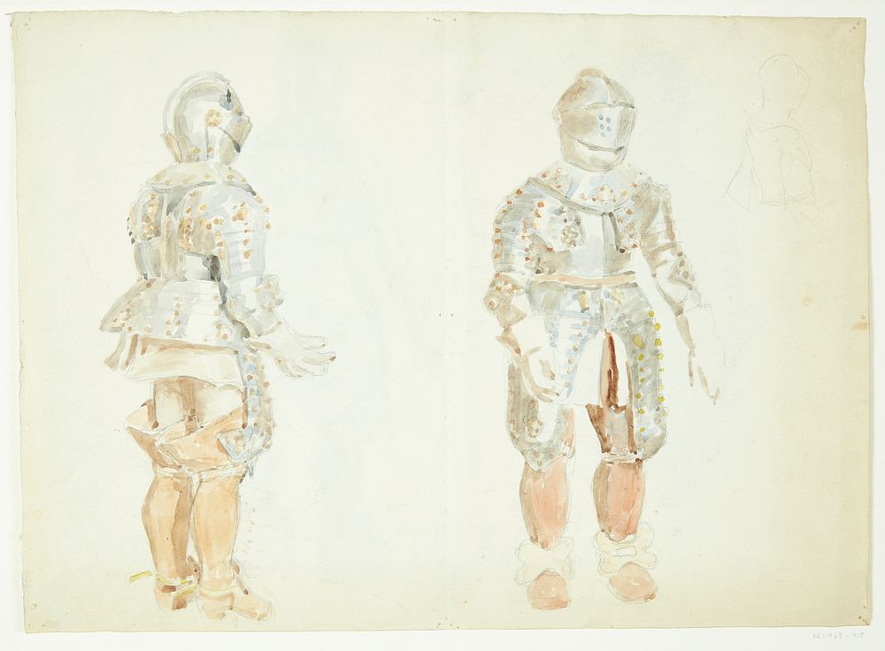 Studies of armor by Peter Hansen