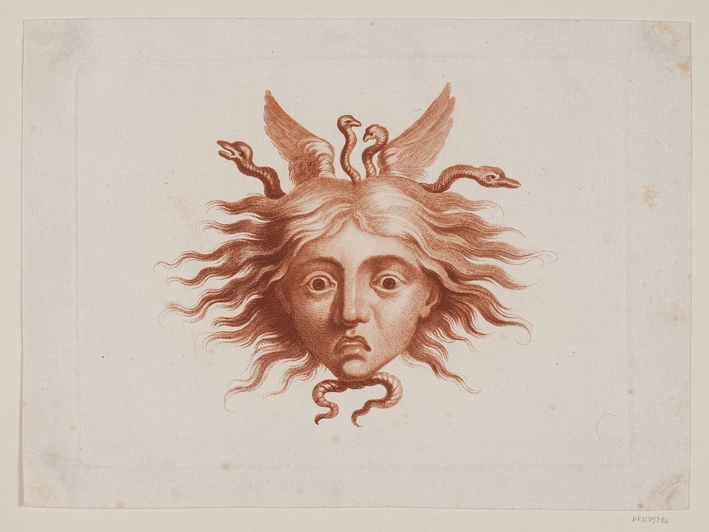 Medusa head by Johan Frederik Clemens