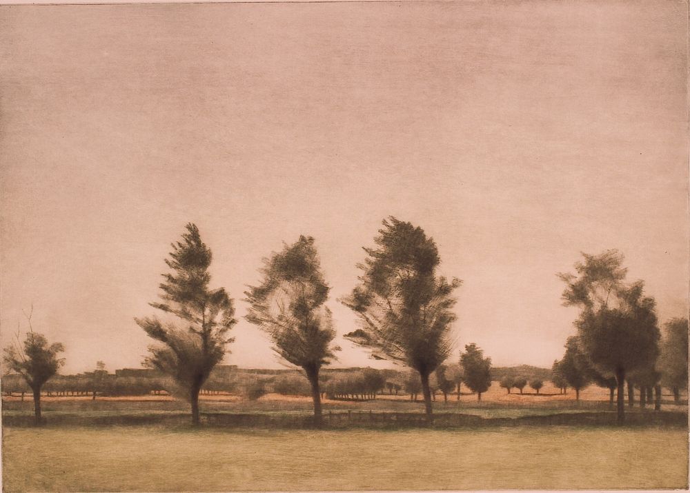 Landscape from Falster by Peter Vilhelm Ilsted