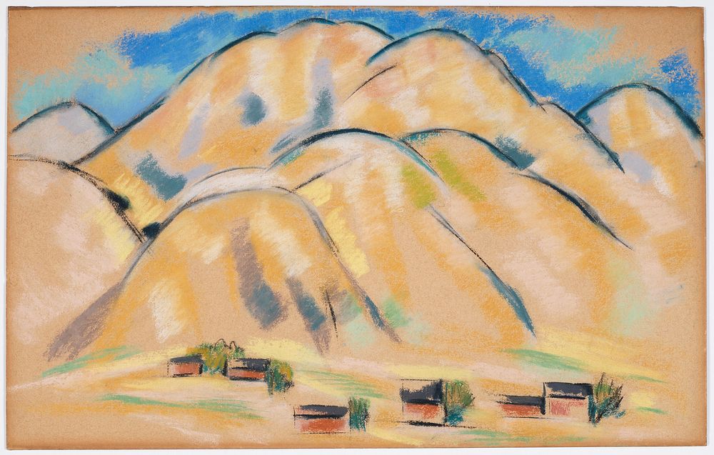 New Mexico Hills by Marsden Hartley