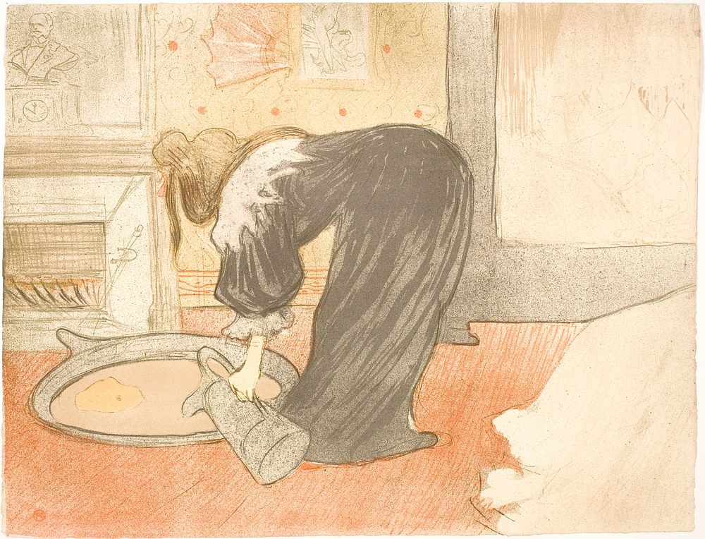 Femme au Tub by Henri de Toulouse Lautrec