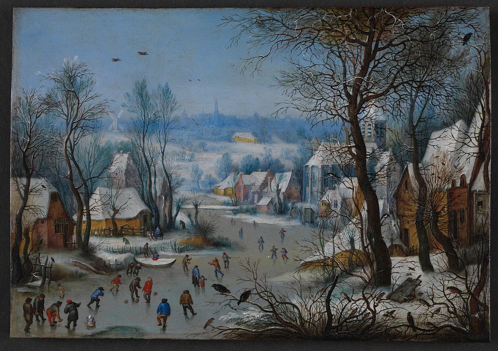 A winter piece by Pieter Bruegel d.Æ
