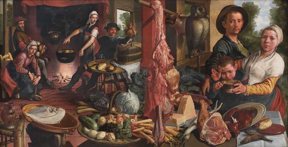 The Fat Kitchen by Pieter Aertsen