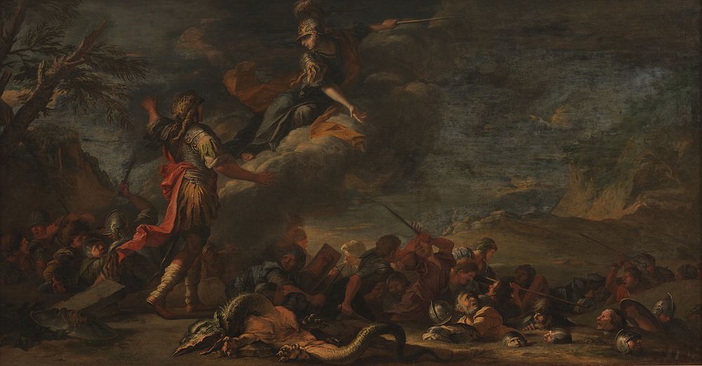 The Founding of Thebes by Salvator Rosa