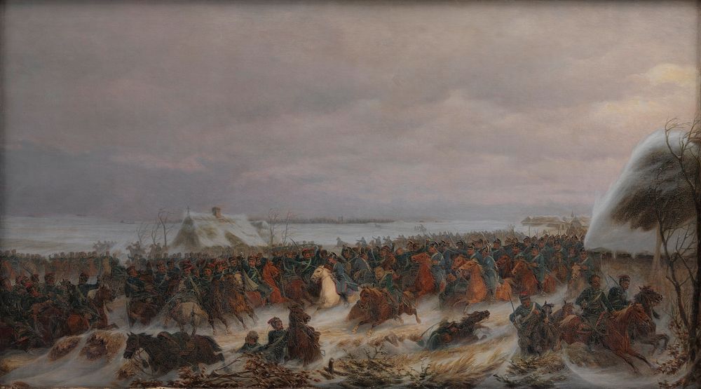 The affair at Vorbasse on 29 February 1864 by Jørgen Valentin Sonne