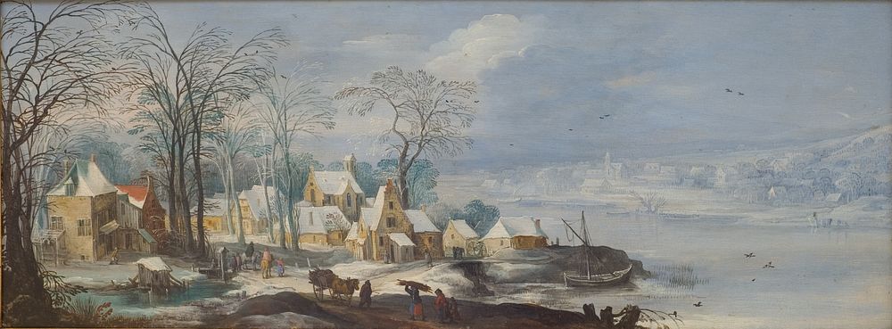 Winter landscape by Jan Brueghel d.&AElig;.
