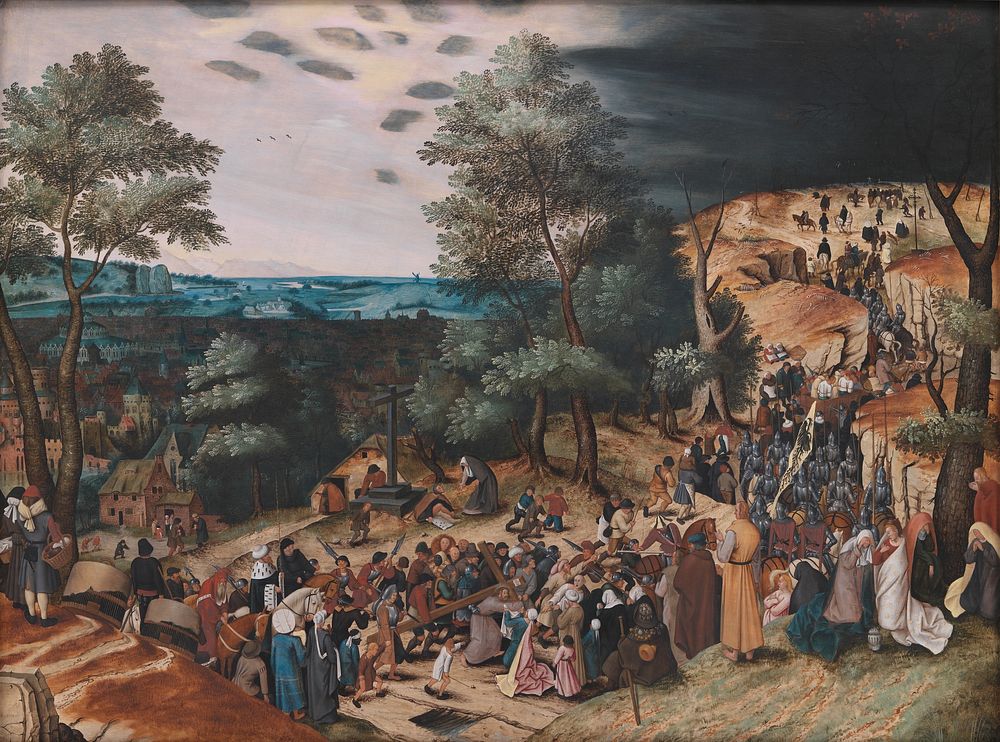 Christ's walk to Calvary by Pieter Brueghel the Younger 