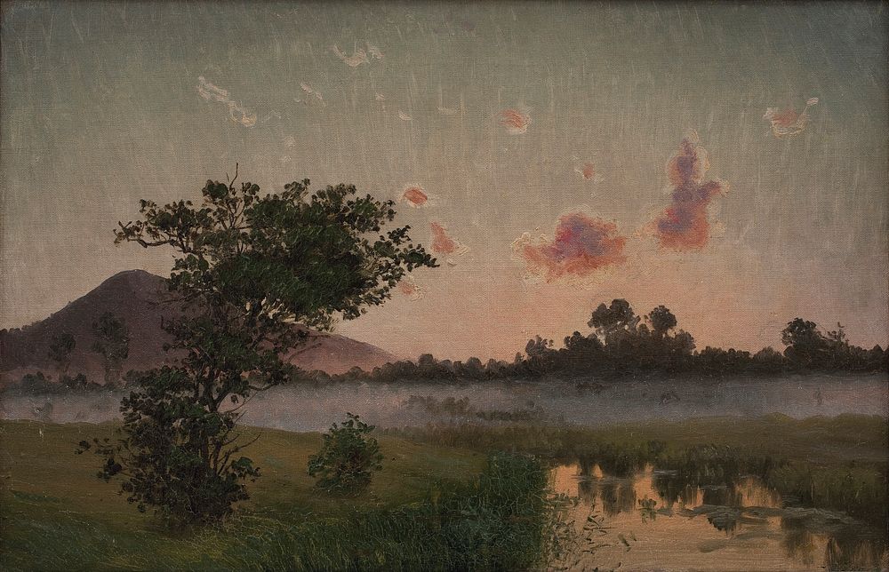 A Summer's Evening near Ry by Vilhelm Kyhn