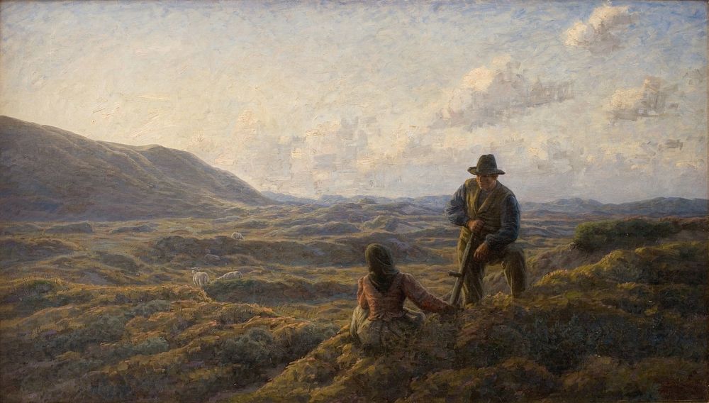 Idyll on the heath by Johannes Wilhjelm