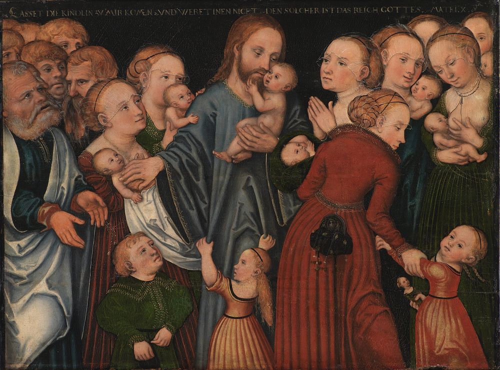 Christ Blessing the Children by Lucas Cranach d.Æ