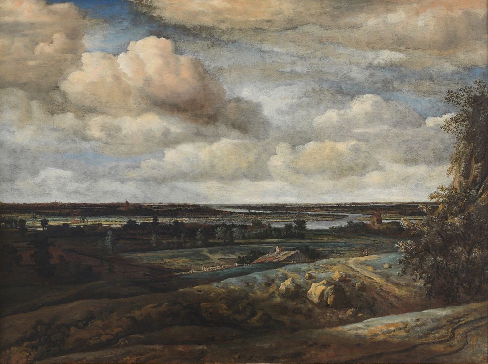 Dutch Panorama Landscape with a Distant View of Haarlem by Philips Koninck