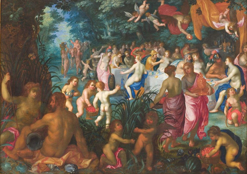 The wedding of Peleus and Thetis by Hans Rottenhammer