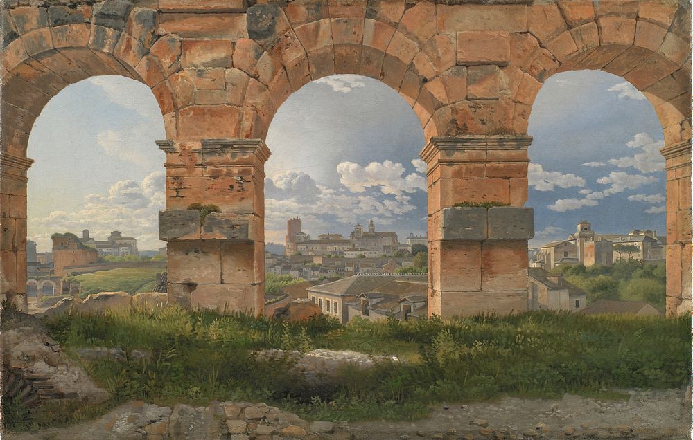 A View through Three Arches of the Third Storey of the Colosseum by C.W. Eckersberg