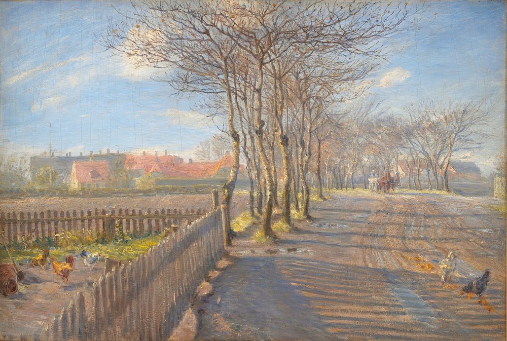 An avenue.Kastrup by Theodor Philipsen