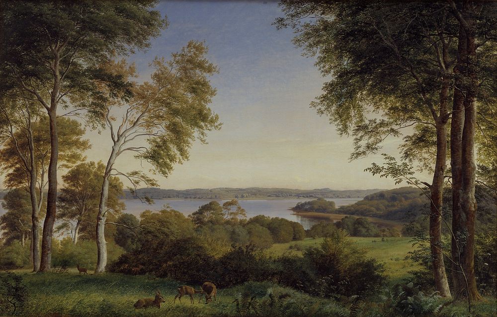 View of Skarre Sø by P. C. Skovgaard