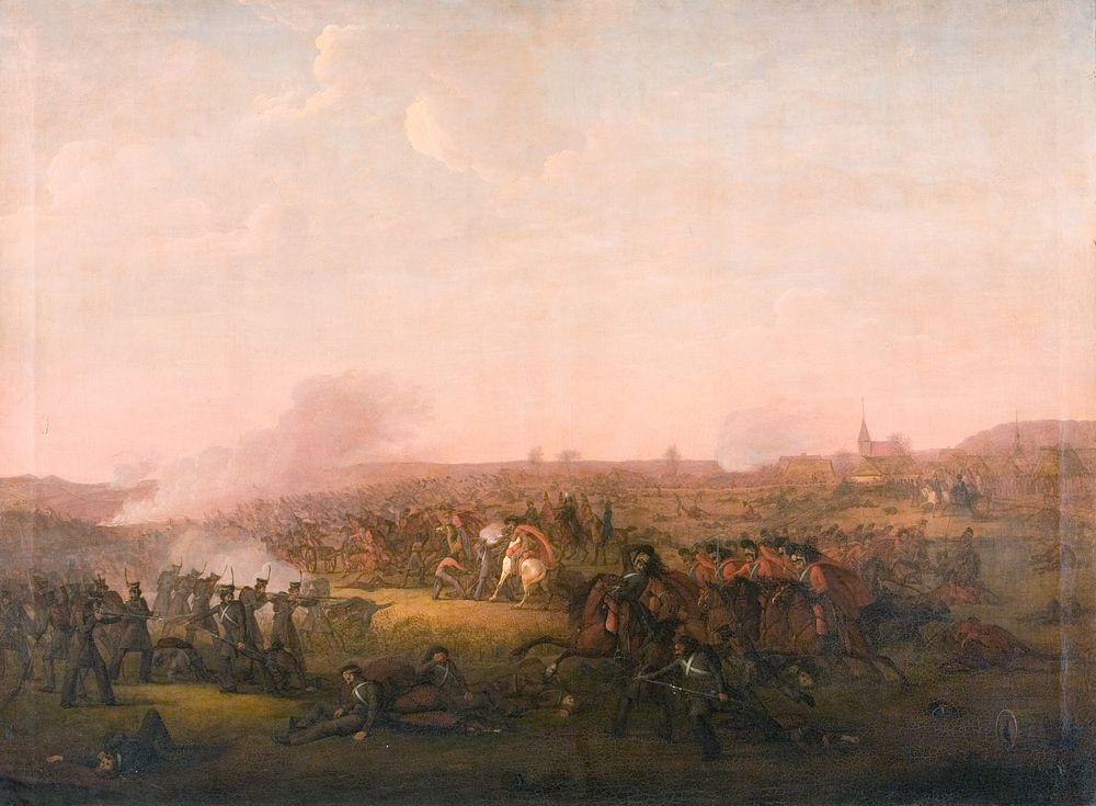 The Battle of Sehested by Jørgen Valentin Sonne