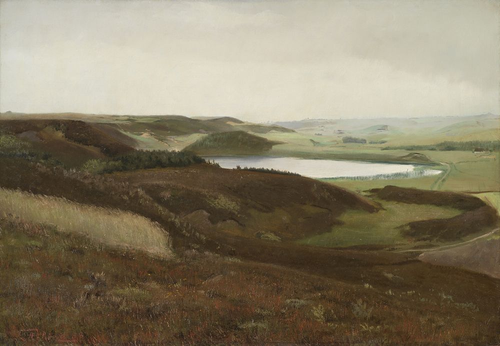 A Landscape near Bryrup, Jutland by L. A. Ring