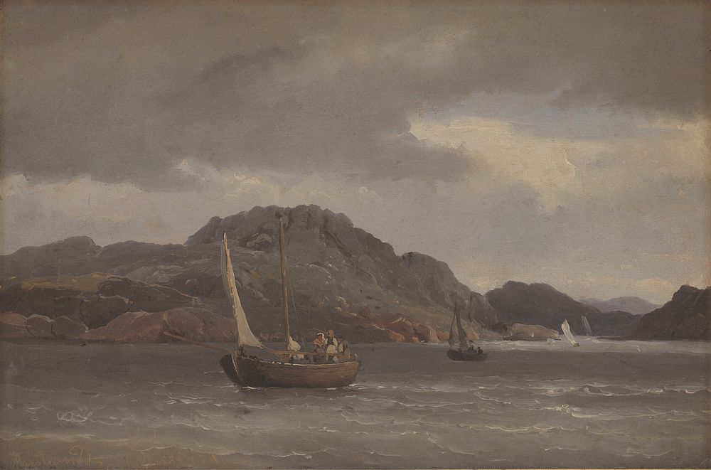 The archipelago at Marstrand by Carl Frederik Sørensen 