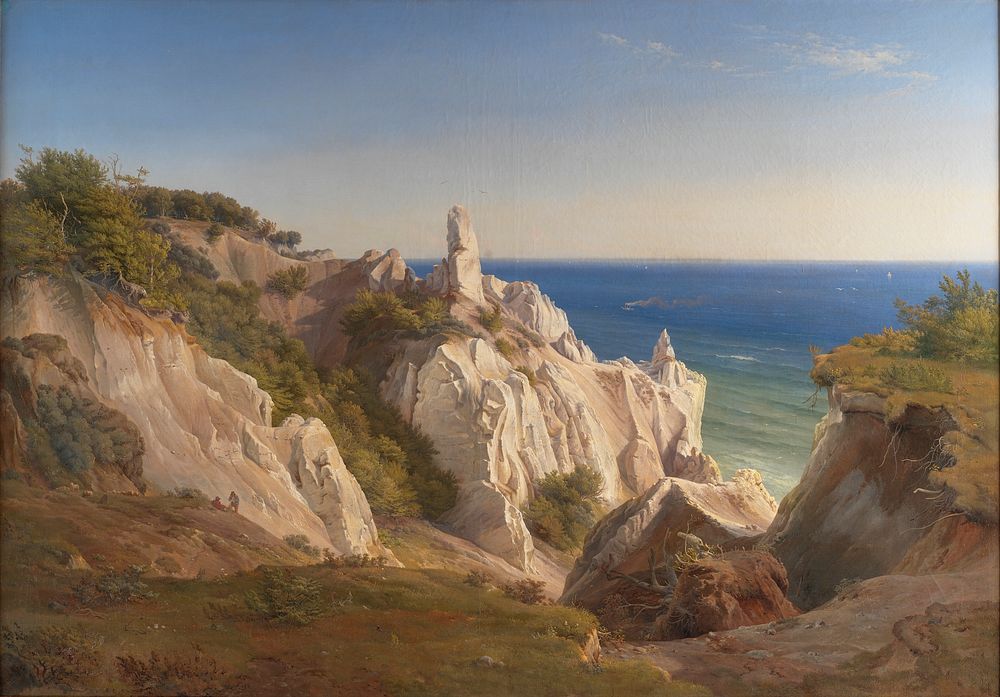 the mountain Moens Klint by Louis Gurlitt