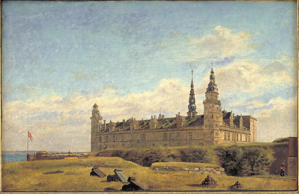 Kronborg Castle by Constantin Hansen