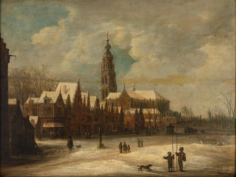 Winter day in Breda by Frans De Momper